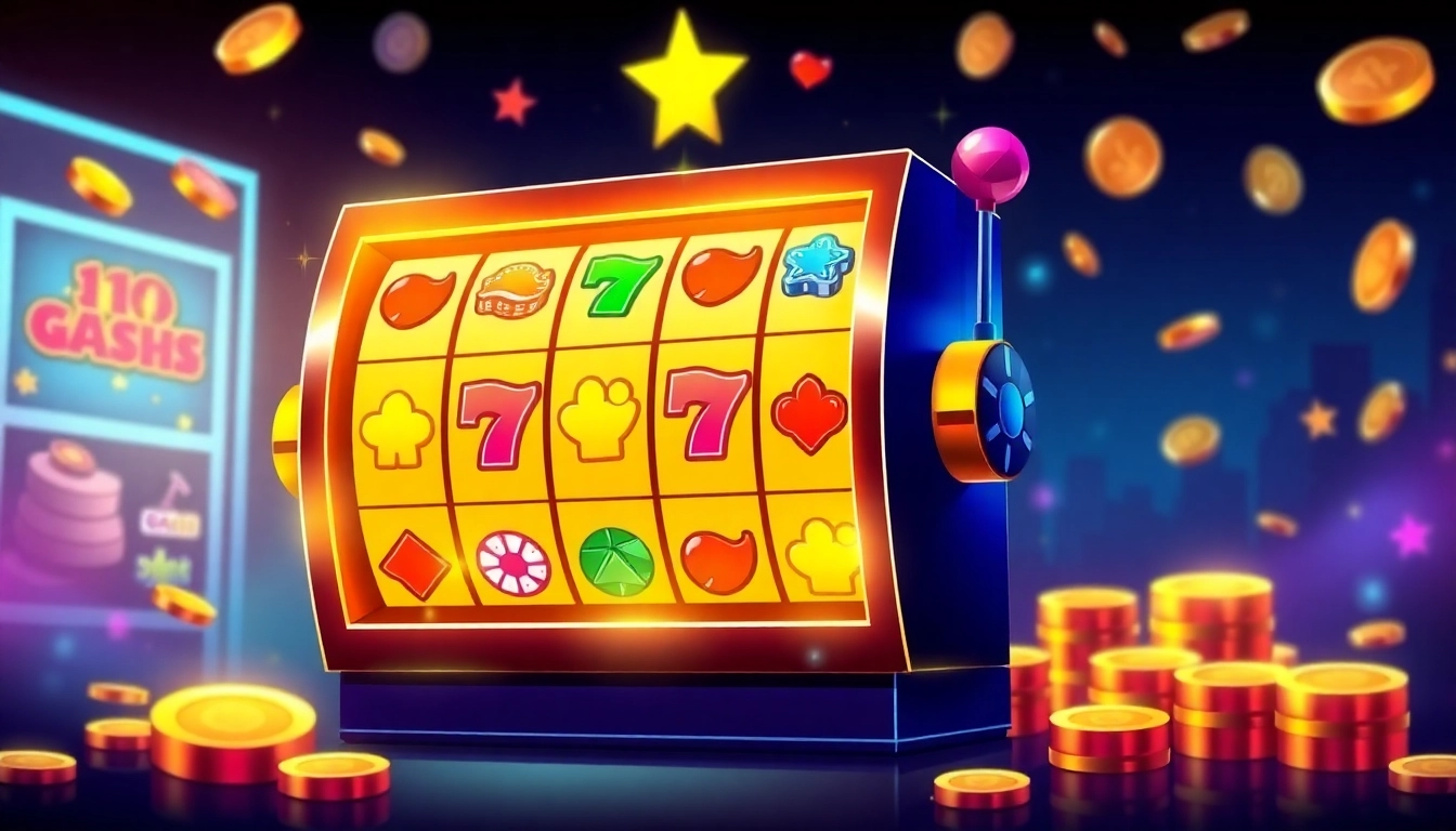 Gambar mesin slot gacor terbaru dengan simbol kemenangan dan tampilan menarik, cocok untuk panduan dan tips slot gacor online.