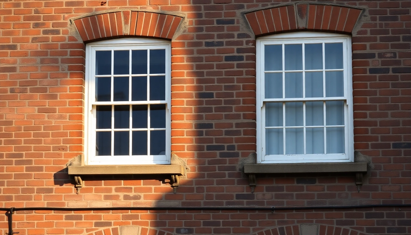 Elegant listed building sash windows with traditional wooden frames enhancing historic architecture and charm.