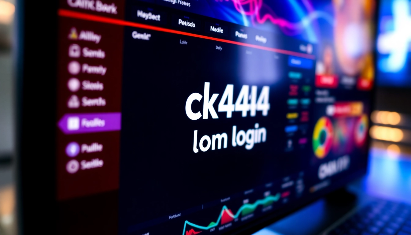 Effortless ck4444 com login accessed through a vibrant digital platform with engaging visuals and smooth interface for online gaming.