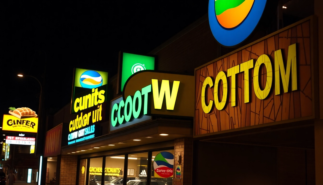 Custom signs expertly crafted from durable materials, designed to attract attention and convey your brand message effectively.