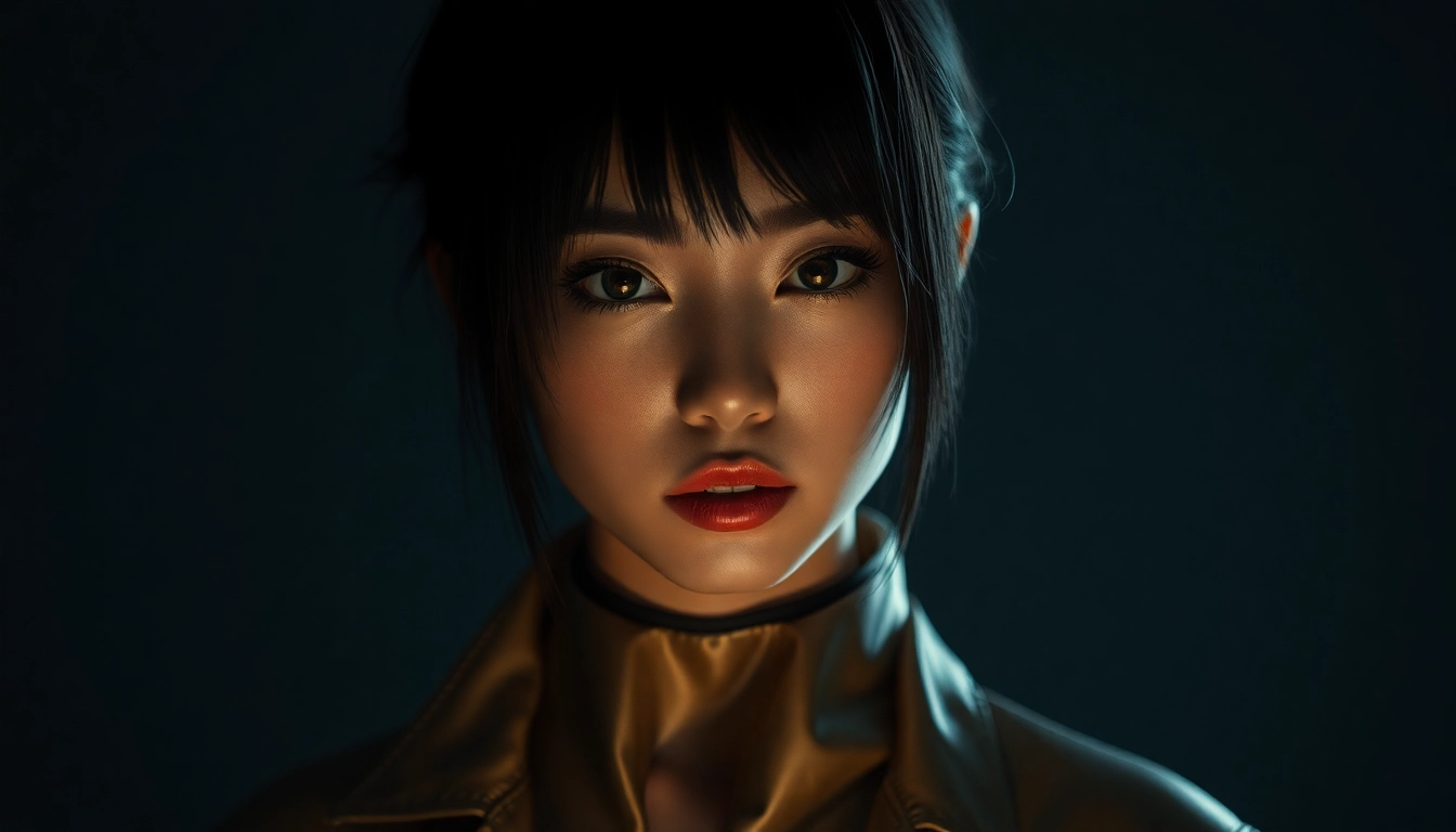 NSFW AI Generator concept art: cinematic portrait, moody lighting, hyperreal textures.