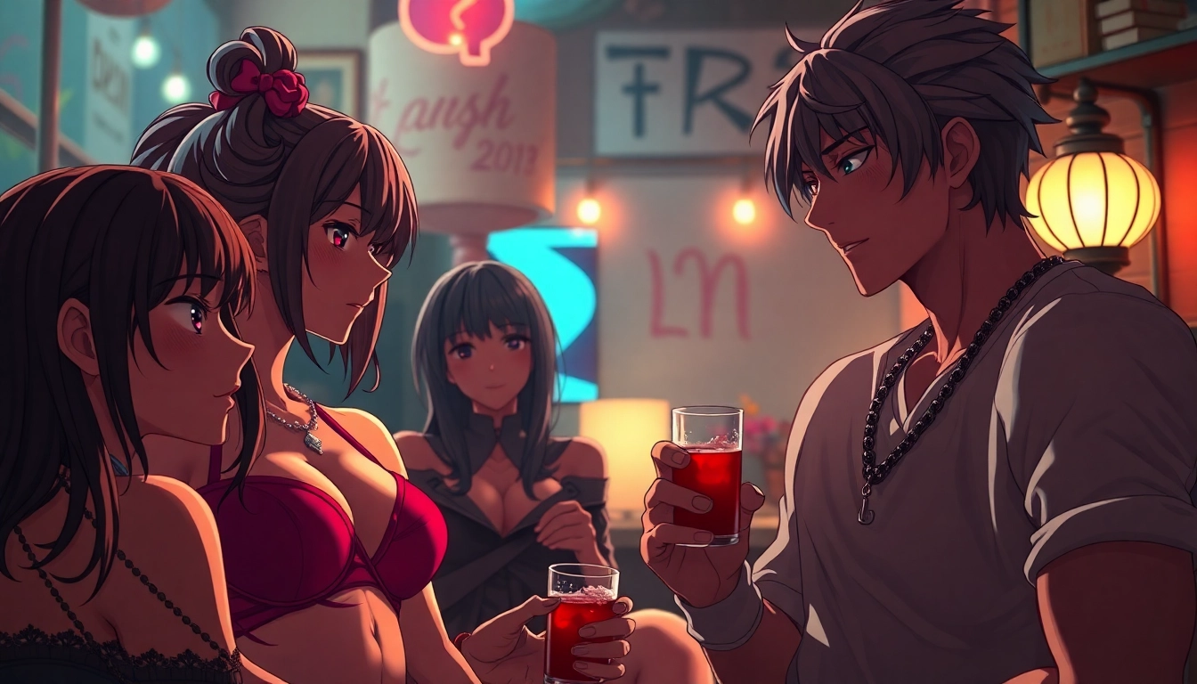 High-quality NSFW AI generated scene featuring realistic adult anime characters with emotional expressions, detailed textures, and soft lighting for accessibility.