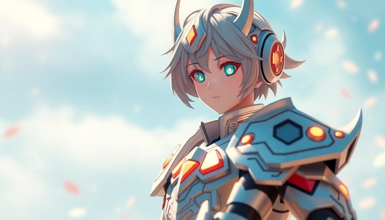 High-quality depiction of a customizable Hentai AI character engaging in an animated pose with vivid colors and detailed background.