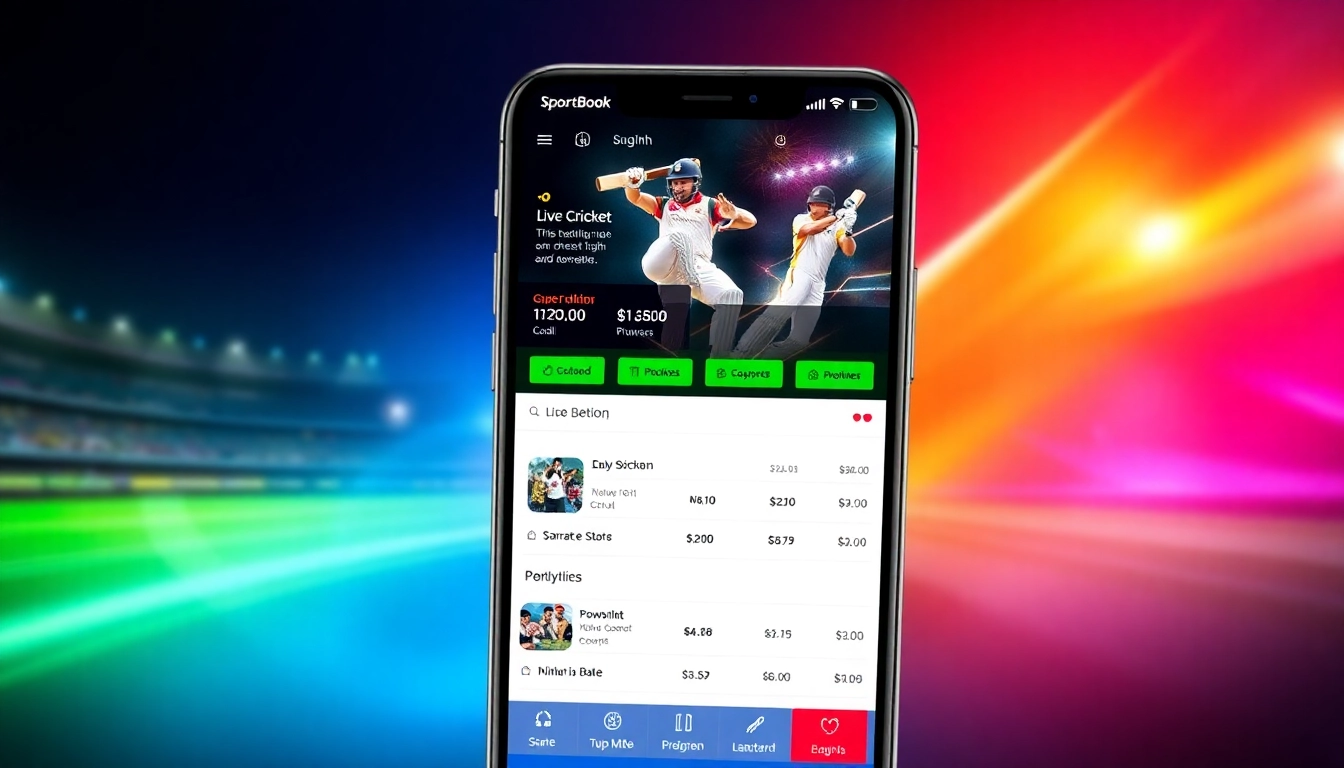 Mahadev Book online betting platform screenshot highlighting live cricket odds and mobile app interface for secure wagering.