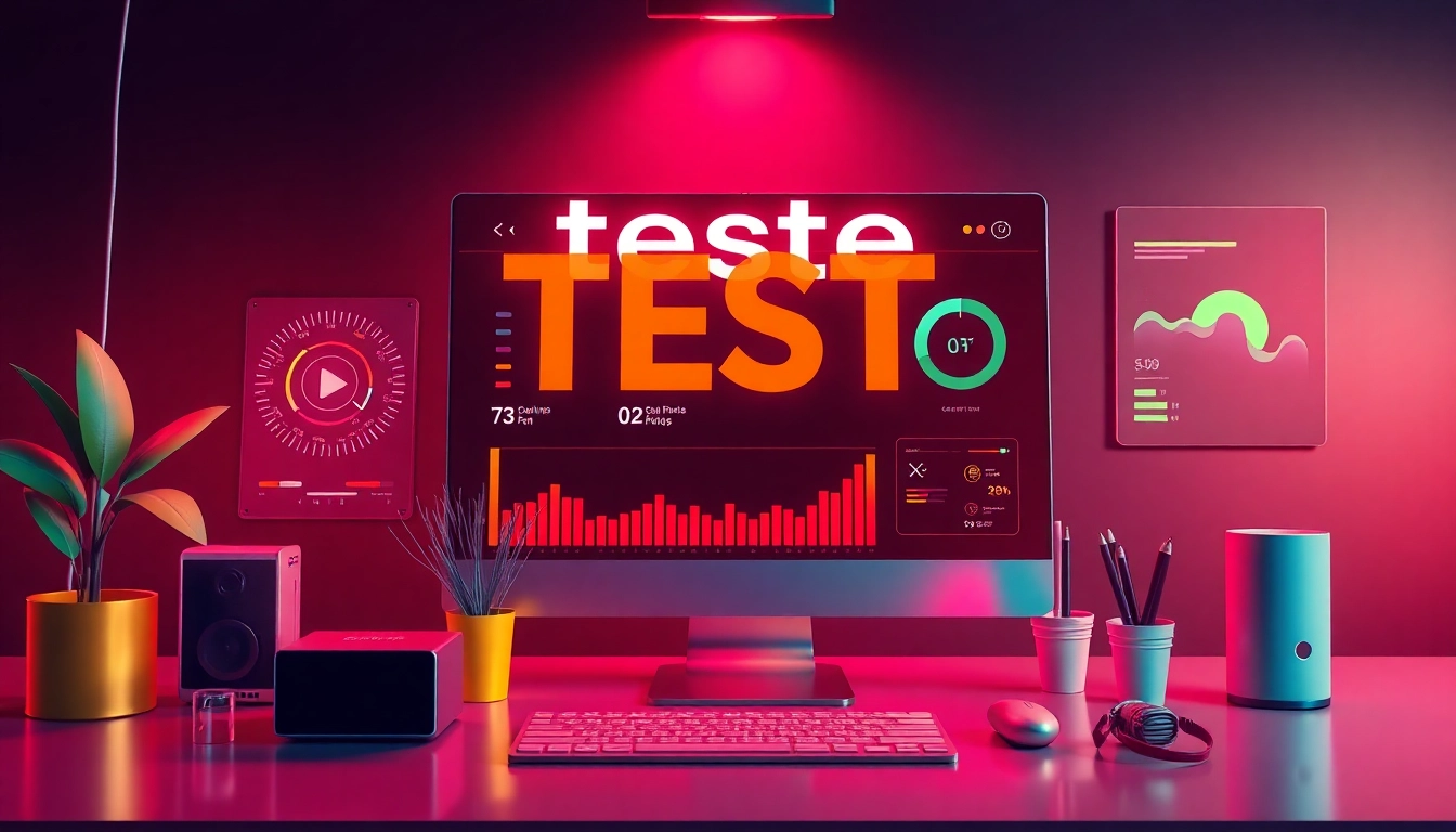 Professional technician conducting a real-time teste cs to ensure top internet performance for