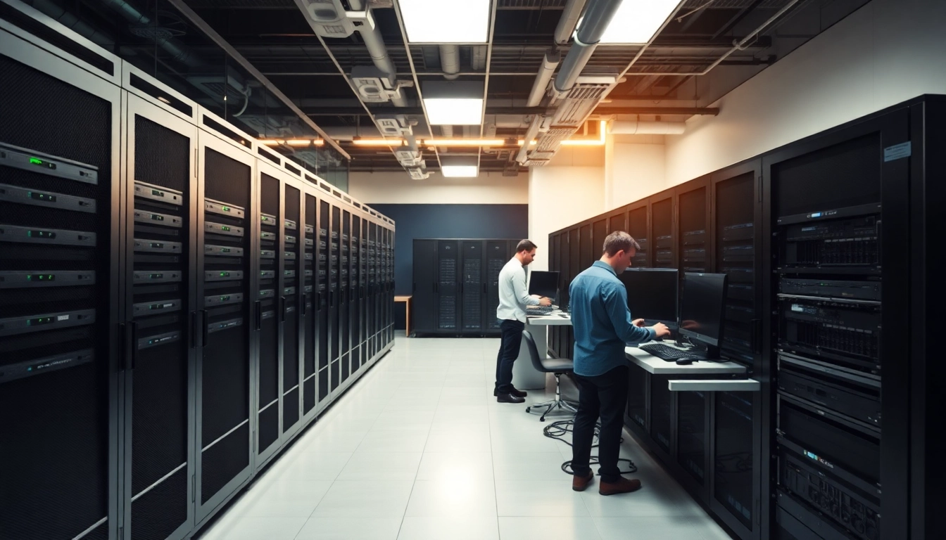 High-quality server refurbished equipment in a professional data center for reliable IT performance