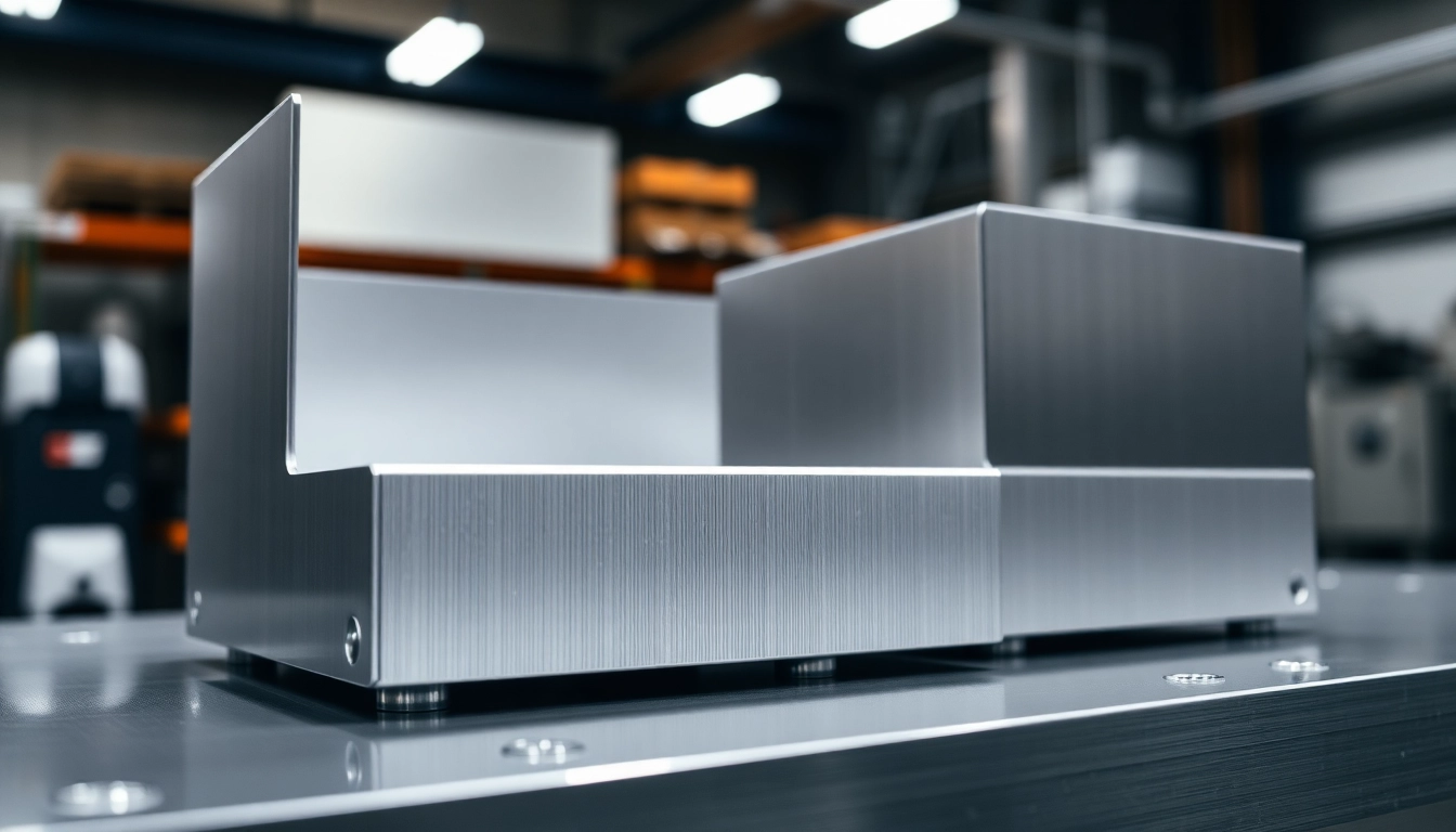 High-quality aluminum enclosures designed for electronics assembly being CNC machined,