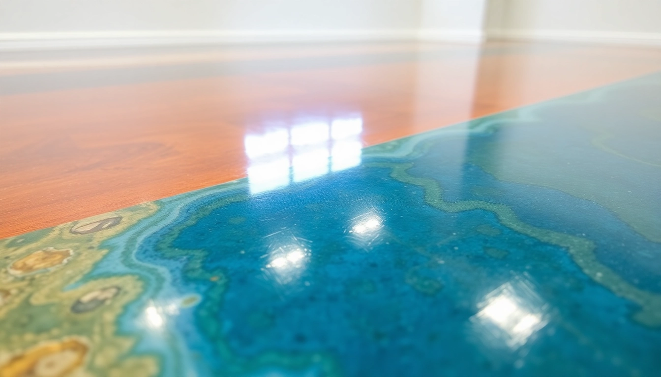 Professional epoxy resinng Birmingham coating process showcasing durable epoxy application on a