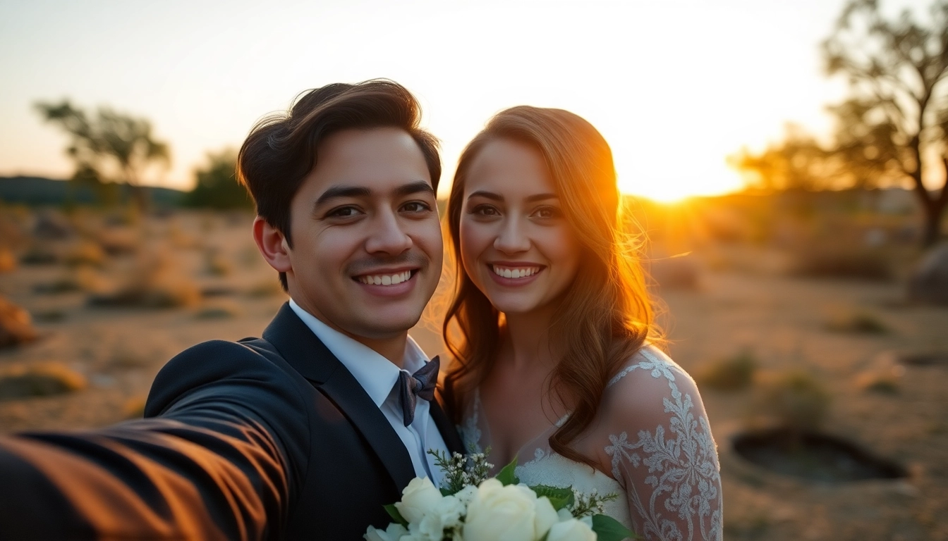 Professional team captures authentic eskuvoi fotozas moments during sunset with warm natural