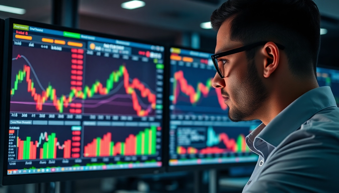 Trading view platform showing detailed stock and cryptocurrency charts for traders and investors