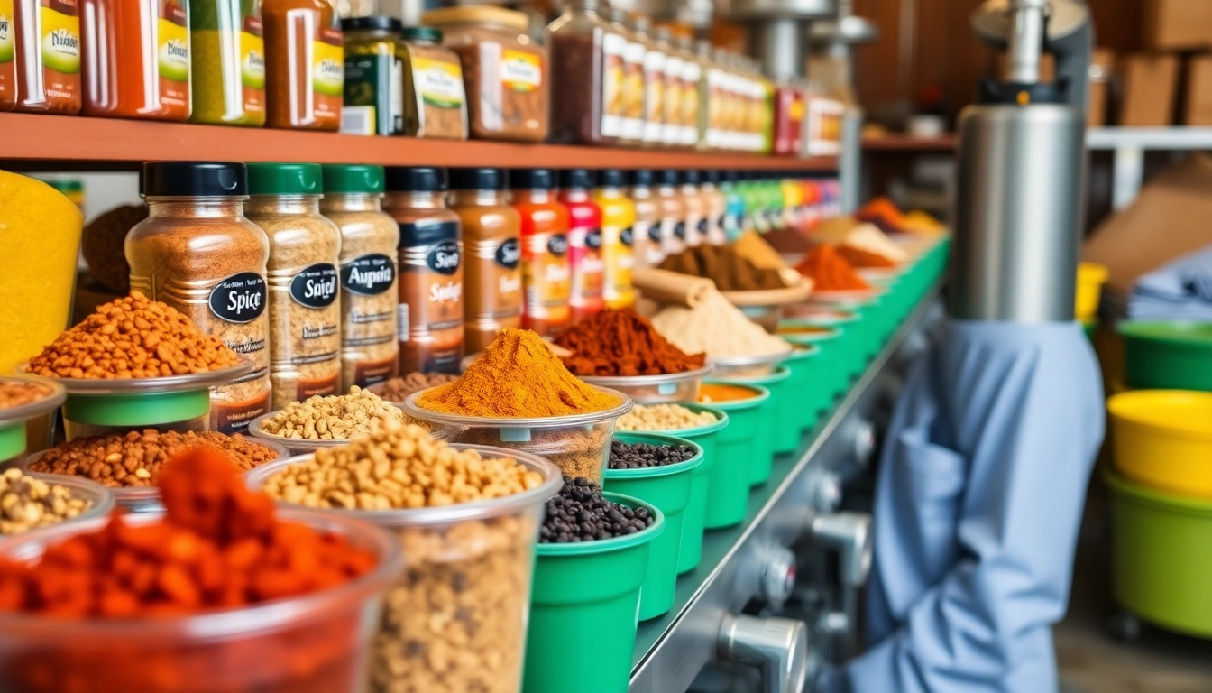 Image showcasing products and services of Spice Nest - a leading manufacturer, exporters, and