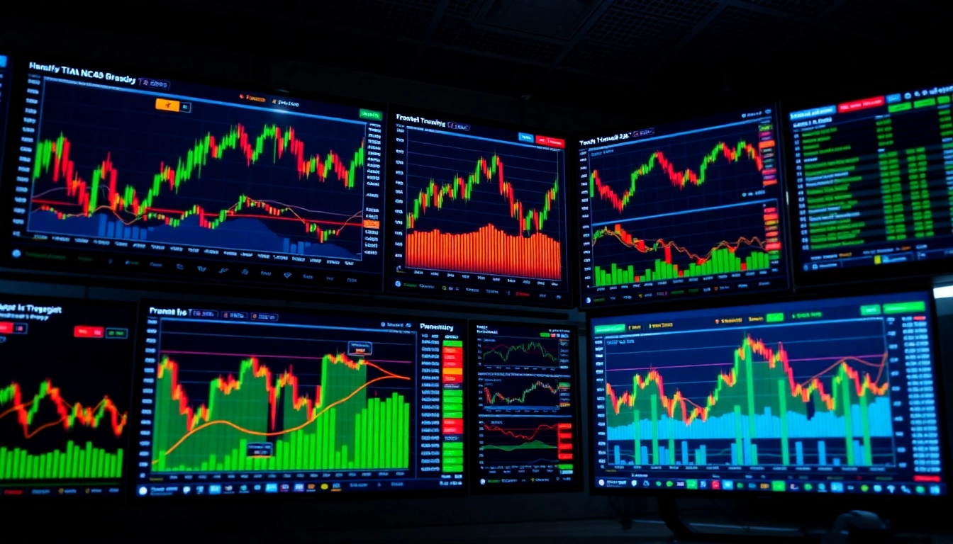 Trading view platform displaying real-time market charts and analysis for traders and investors